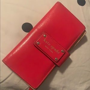 Red Kate spade wallet